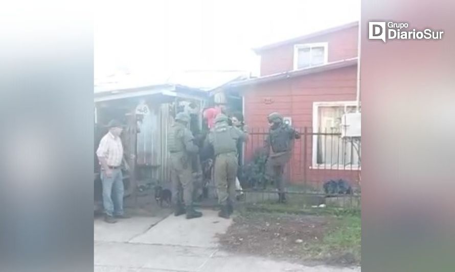 Captura de video que registra la detención. Créditos: Redes sociales.