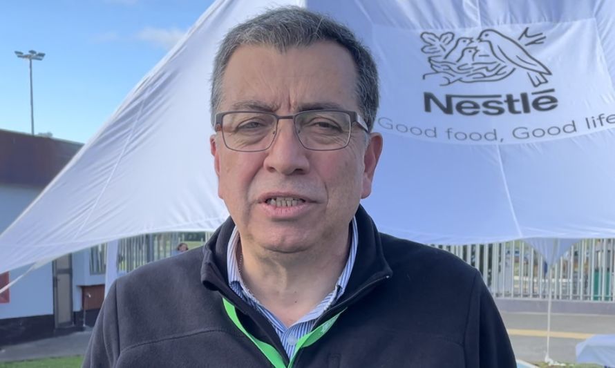 Enrique Vega, gerente Agropecuario de Nestlé Chile. Créditos: Diario Lechero.