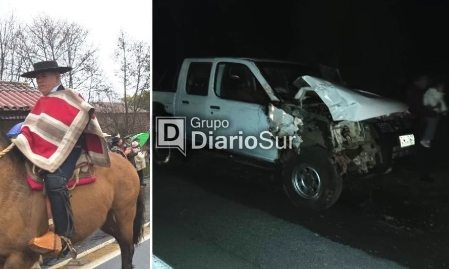 El jinete y su caballo murieron producto de las lesiones tras el impacto. Crédito: cedidas.