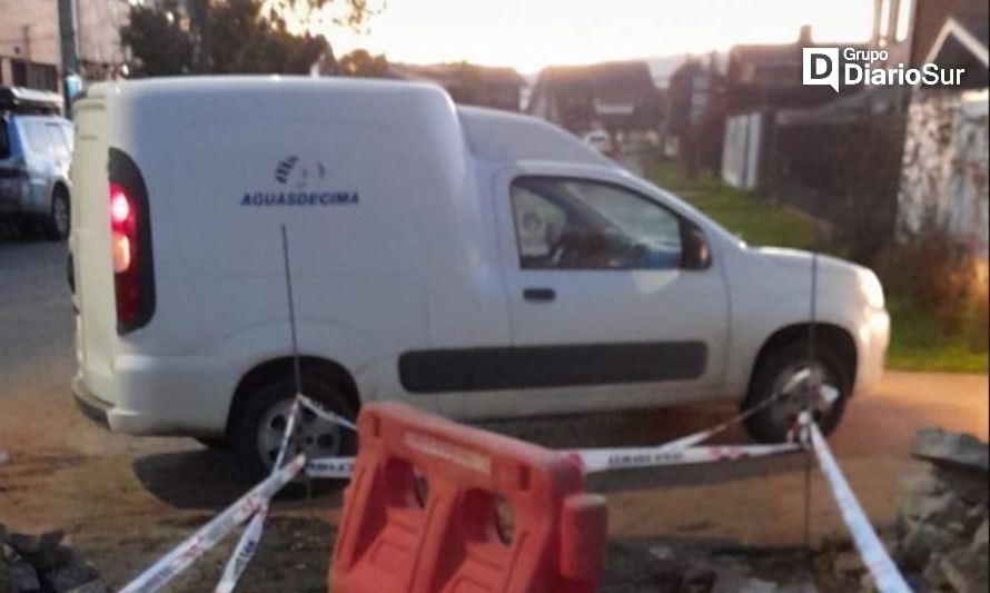 Corte de agua de emergencia en calle Tucapel y alrededores