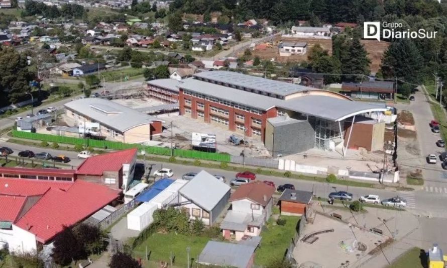 Las obras en la Escuela Fusionada representan una importante inversión. Créditos: Municipalidad Los Lagos.Las obras en la Escuela Fusionada representan una importante inversión. Créditos: Municipalidad Los Lagos.