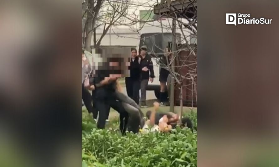 Los hechos ocurrieron este lunes en Paillaco. Crédito: captura de imagen.