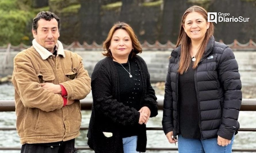 Daem Corral. Presidenta Alejandra Maldonado Salas, tesorera Pamela Cárcamo y secretario Roberto Martínez. Crédito: Cedida.