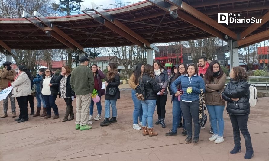 Profesores de Paillaco se sumaron al movimiento nacional