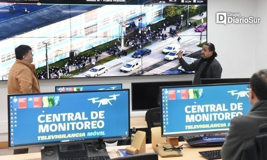 Se informó que se duplicaron los monitoreos en establecimientos educacionales el marco del Plan Colegios más seguros. Crédito: Cedida.