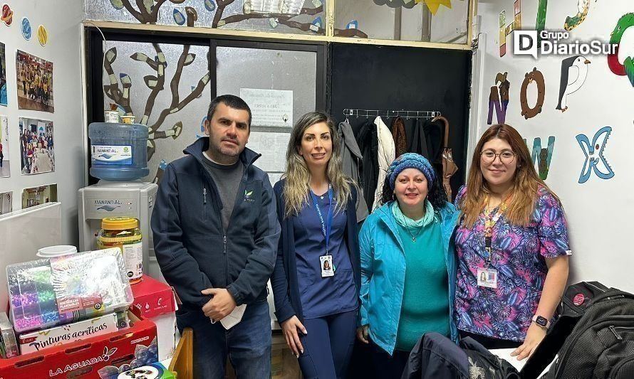 Marcelo Fernández (Frutos La Aguada), Erica Sánchez (enfermera jefa), Inés Márquez (Río Morro) y Nicol Sandoval (escuelita)