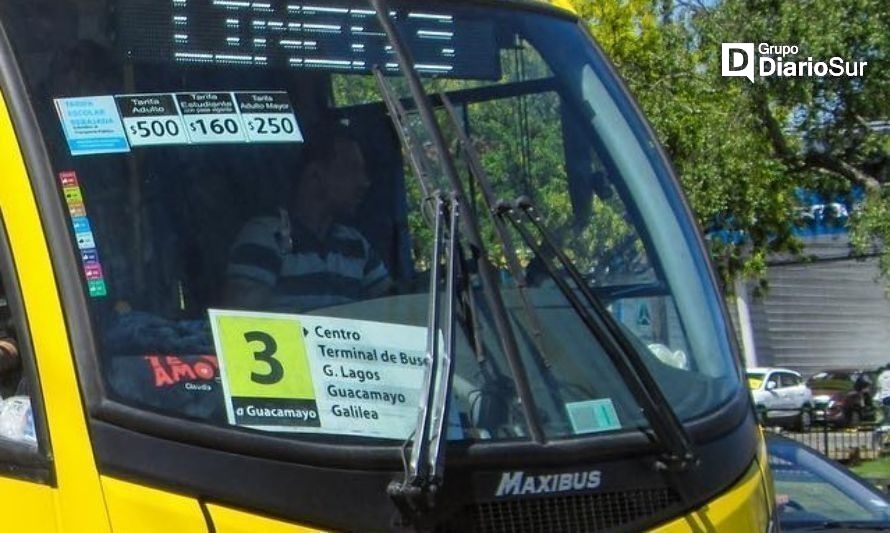 Imagen referencial microbús Línea 3. Créditos: Redes sociales.