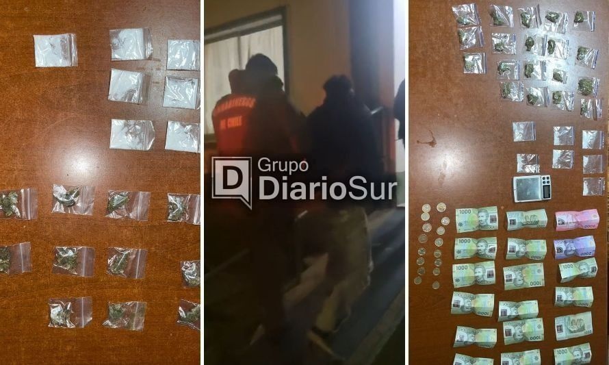 La evidencia requisada y uno de los detenidos. Crédito: Cedida.