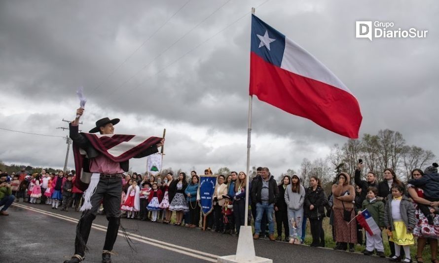 La Escuela Rural Estrella de Chile estuvo a cargo de los números artísticos. Crédito: Cedida.