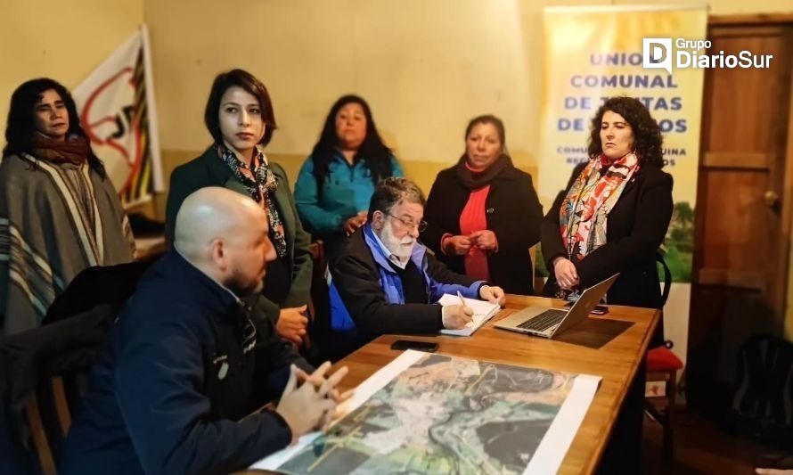 El director nacional de Concesiones, Juan Manuel Sánchez, se reunió con dirigentes del sector. Crédito: Cedida.