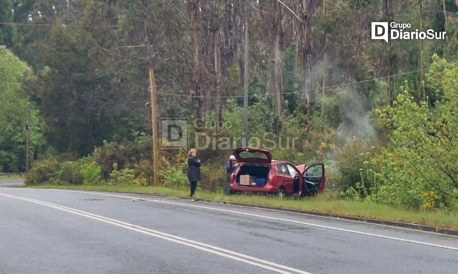 Accidente vehicular se reporta en la ruta Paillaco-Valdivia