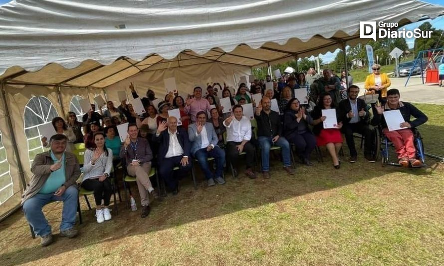 En la ceremonia estuvieron presentes autoridades regionales y comunales. Créditos: Cedida.