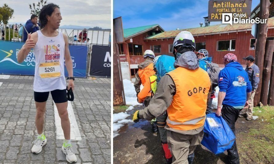 Deportista desapareció hace una semana en el sector Los Derrumbes de Antillanca. Créditos: Redes sociales.