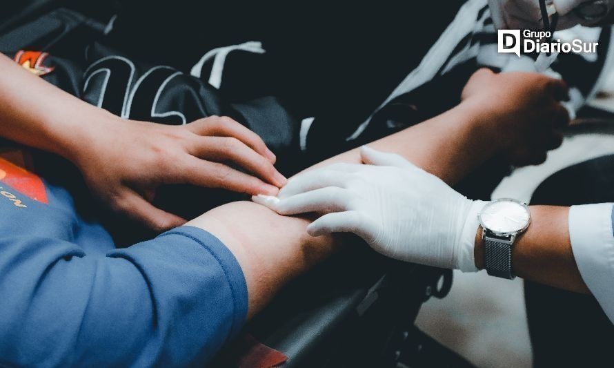 Quienes deseen donar sangre deben dirigirse al Banco de Sangre del Hospital Base Valdivia. Créditos: Grupo DiarioSur.