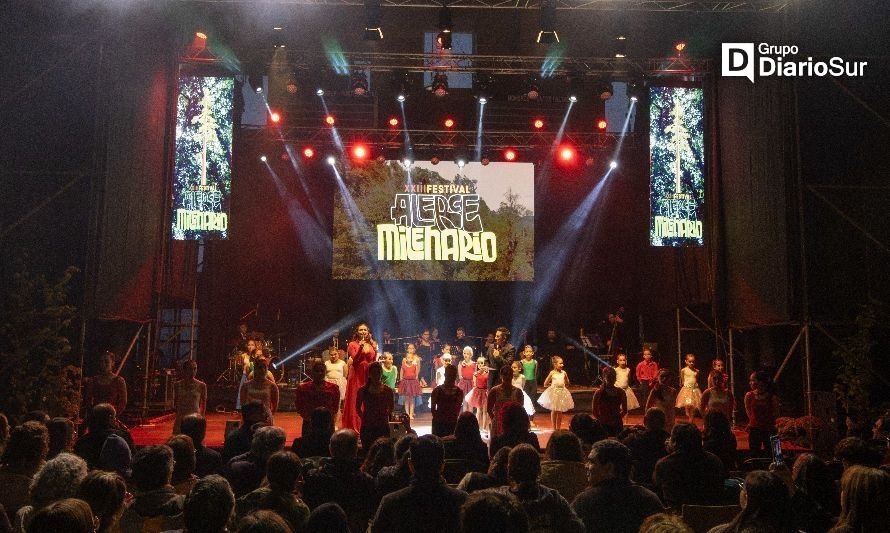 Festival Alerce Milenario en La Unión se llenó de aplausos