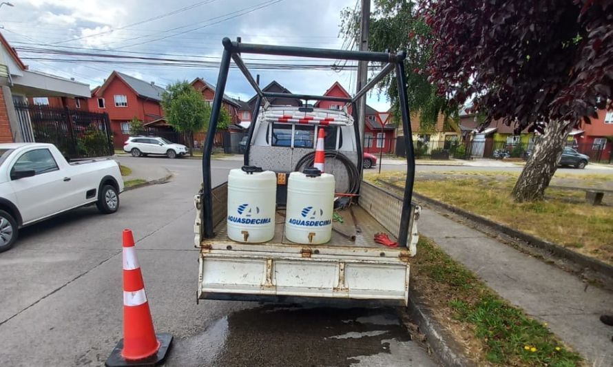 Acción de terceros produjo emergencia por agua en Villa del Rey