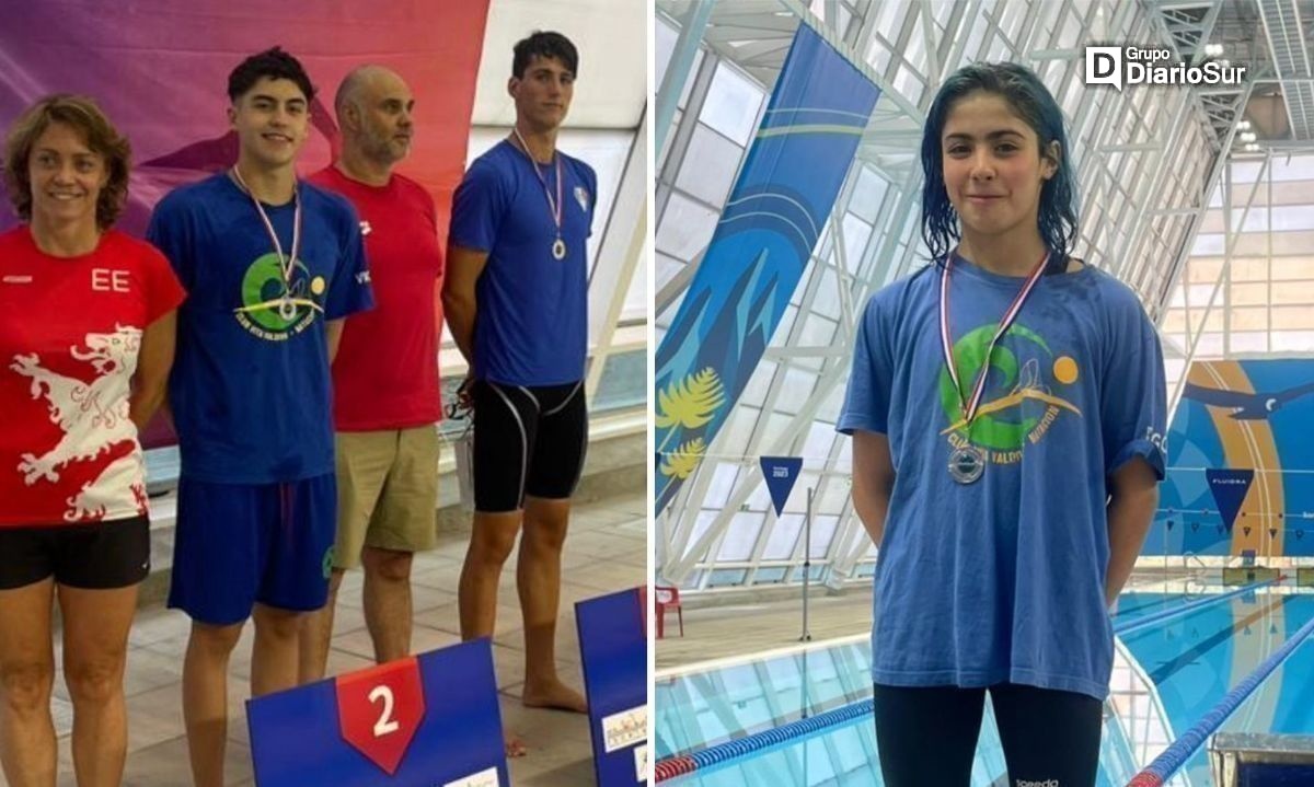 Deportistas valdivianos destacaron en Nacional de Natación