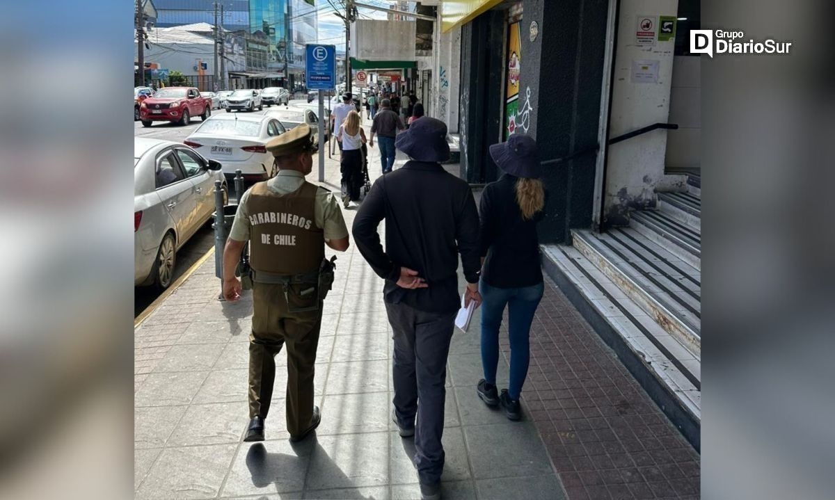Positivo balance del control del comercio ambulante ilegal en Valdivia 