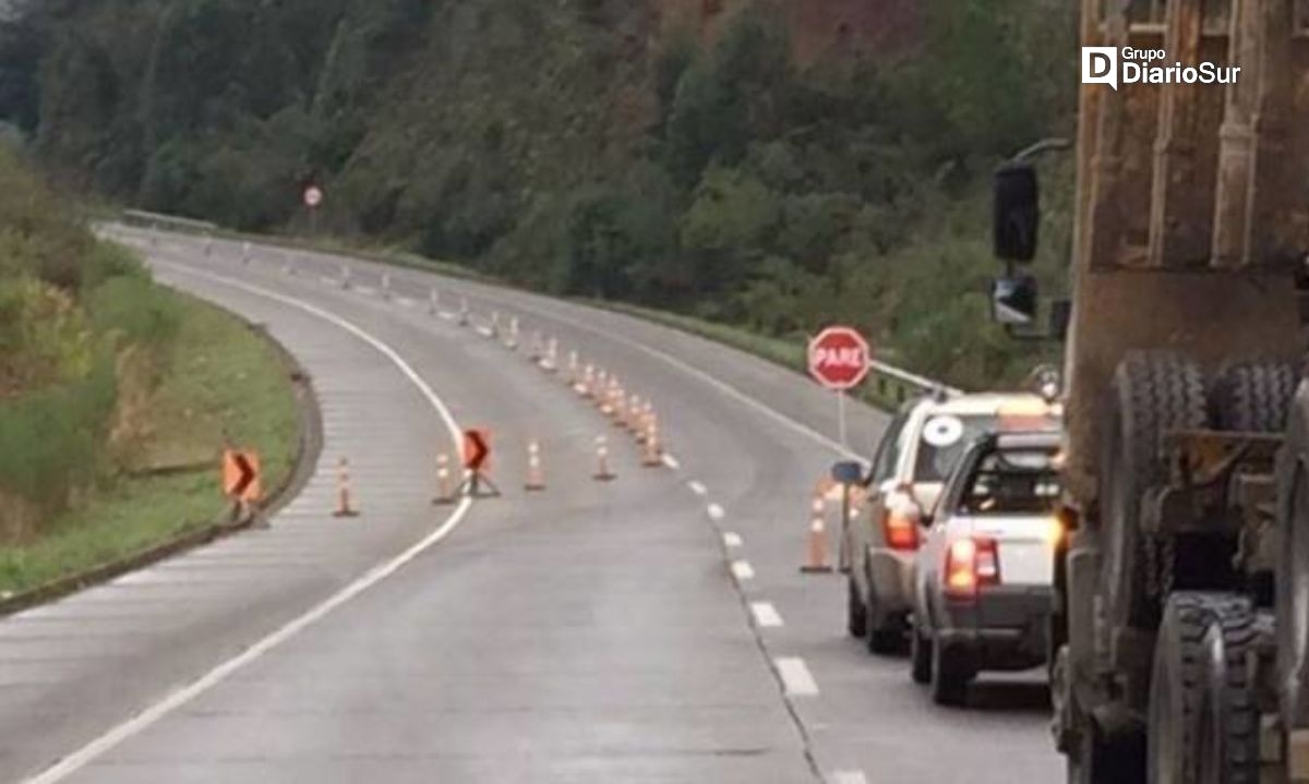 Por treinta minutos paralizará el tráfico entre Valdivia y Paillaco este sábado