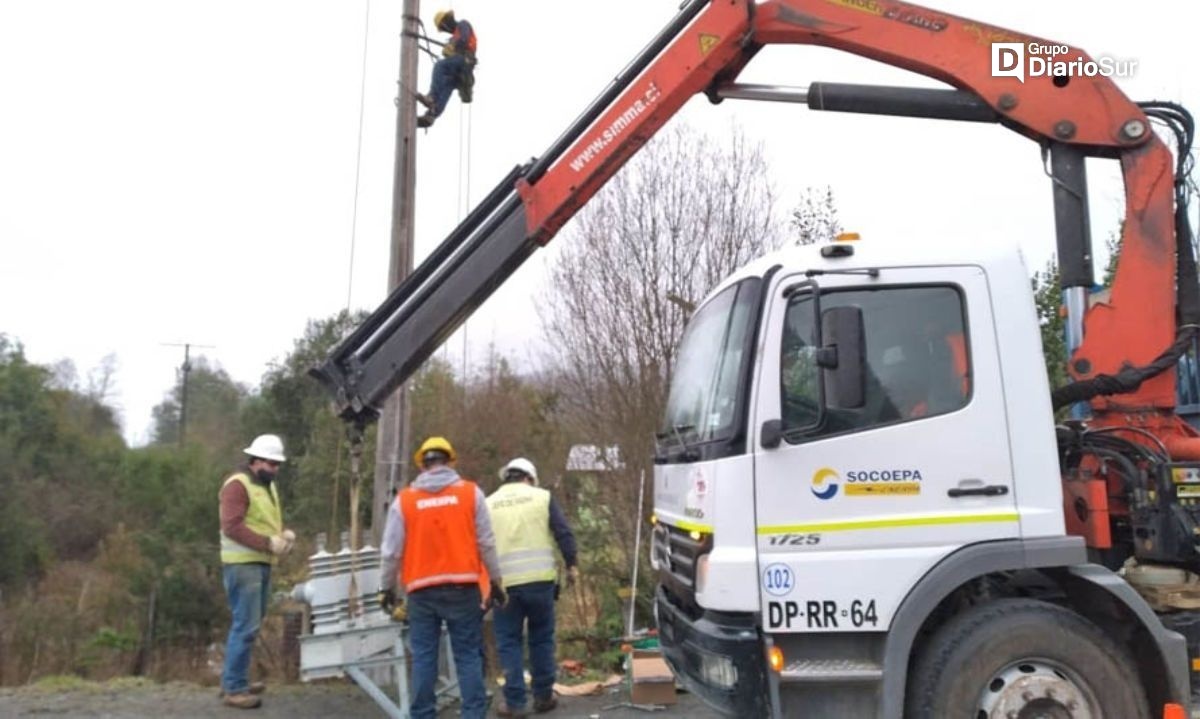 Entérate a qué hora regresará la energía en el sector norte de Valdivia