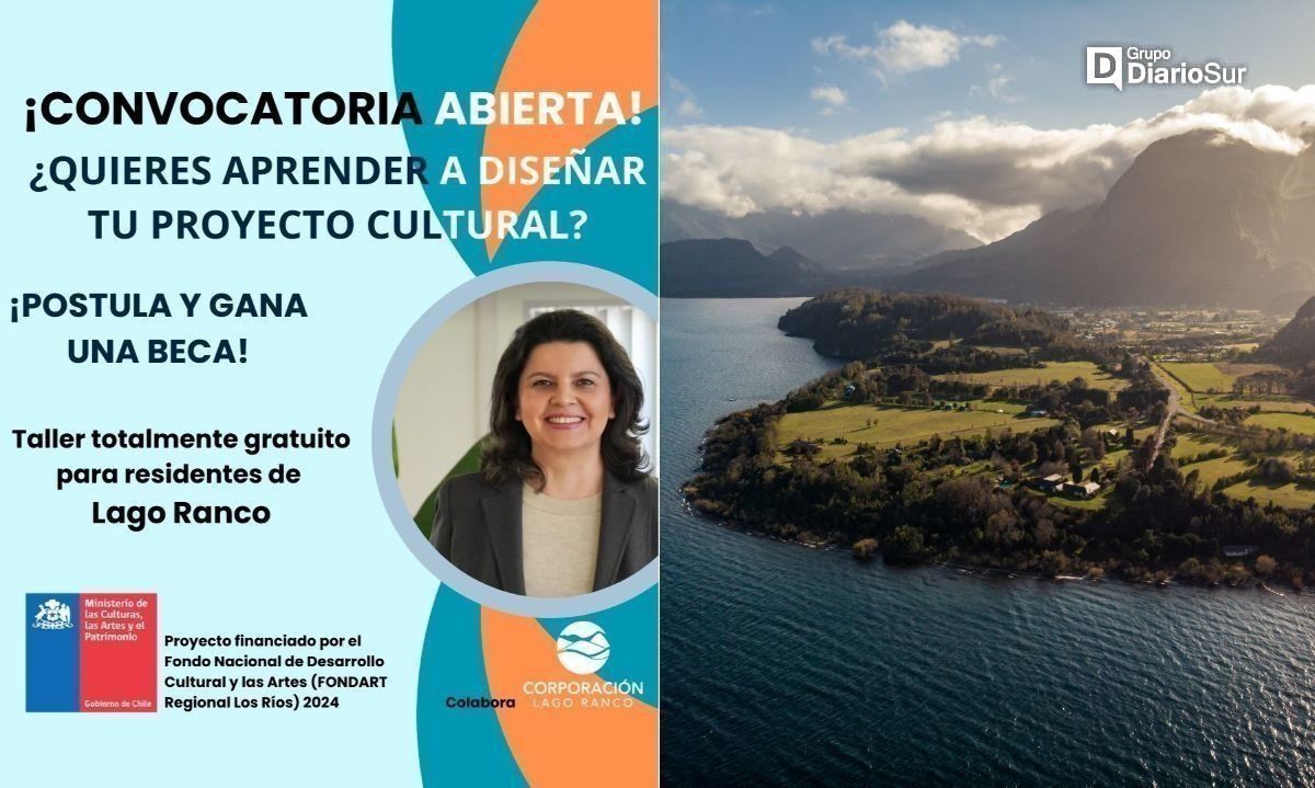 Abren convocatoria a taller de formación en diseño de proyectos culturales en Lago Ranco