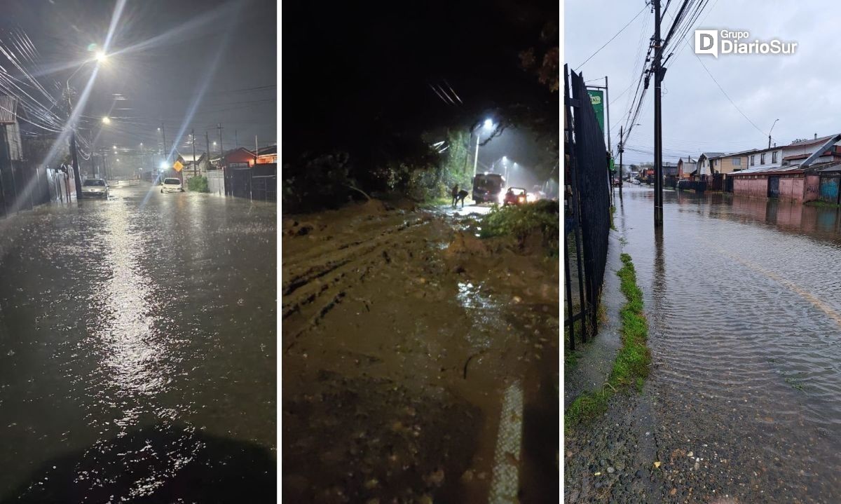 Lluvias continuarán durante esta jornada: entregan balance regional del sistema frontal