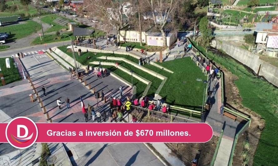 Inauguran parque Eje Tringlo en Lago Ranco