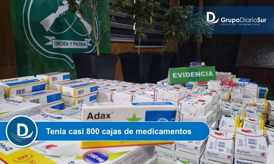 Adulta mayor detenida por cultivo indoor y posesión de medicamentos 