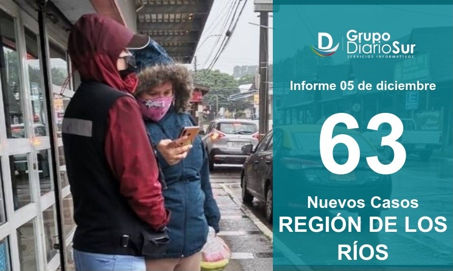 Estas son las 9 comunas que suman contagios este sábado en Los Ríos 