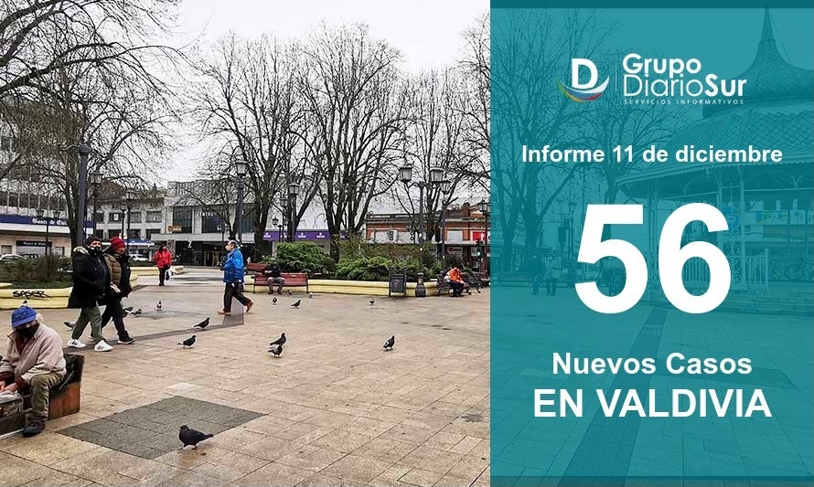 Valdivia no deja de sumar contagios: 56 casos confirmados