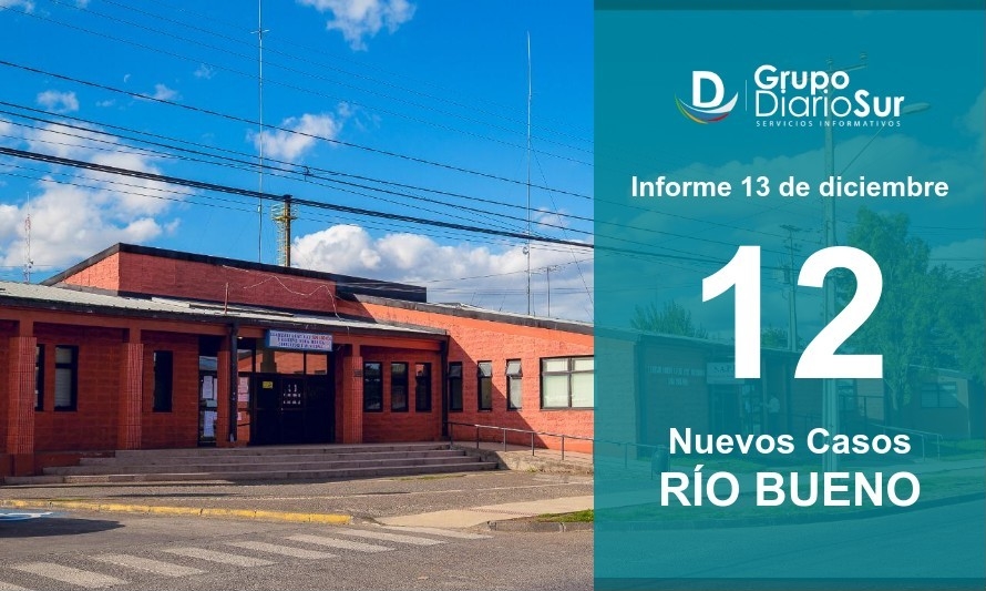 Río Bueno reportó 12 casos este domingo