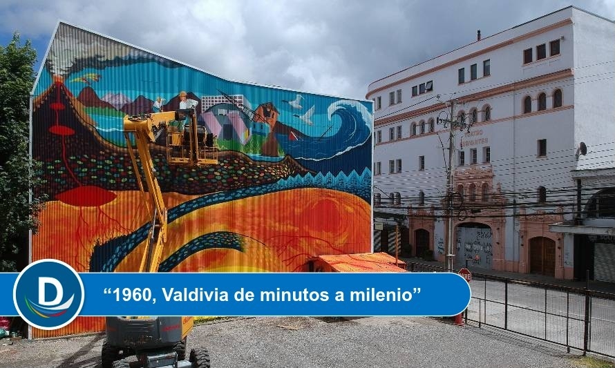 Valdivia: Inauguran mural que conmemora terremoto del '60