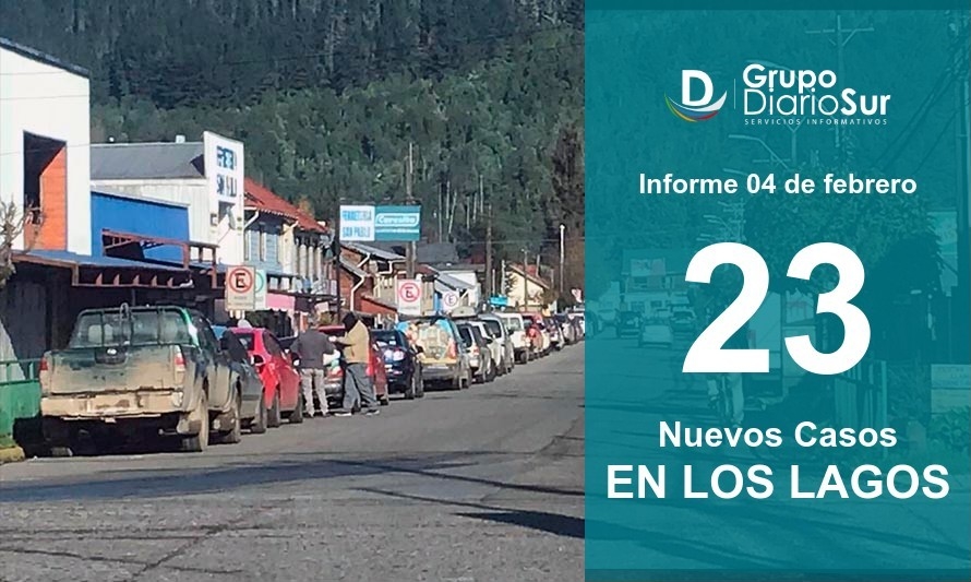 Este jueves: Los Lagos aumentó sus casos activos a 62