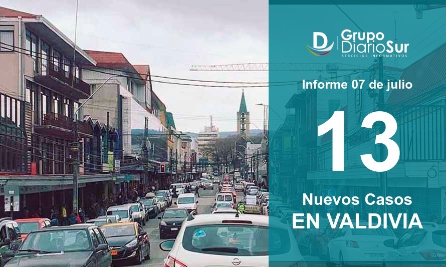 Valdivia continúa disminuyendo su número de contagios diarios