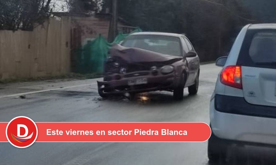 Alarma por accidente vehicular en Valdivia