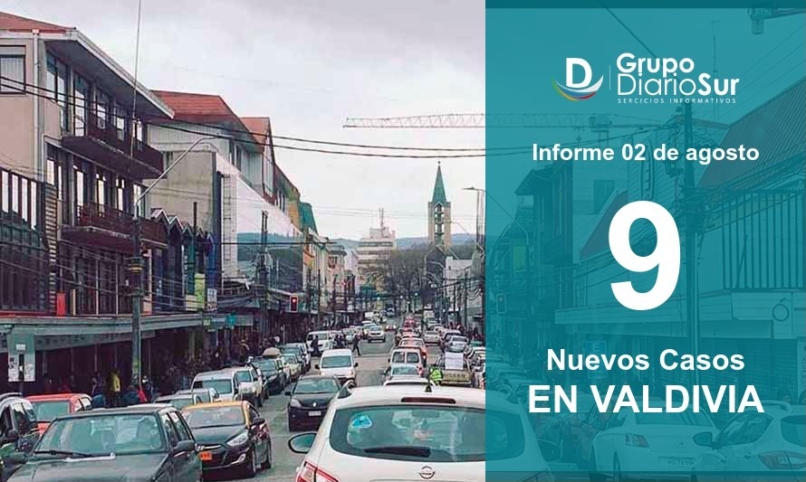 Valdivia reporta menos de 10 contagios por 2da vez en una semana 