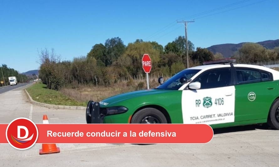 Ruta 5 Sur: Sorprenden a conductor de camión con licencia falsa