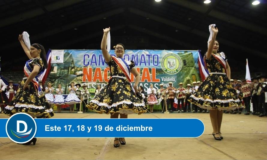 Valdivia será anfitrión del Campeonato Nacional de Destrezas Huasas y Danzas Representativas 