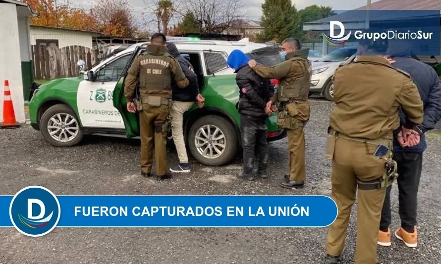 Intentaron darse a la fuga en la avenida René Varas. Crédito foto: cedida.