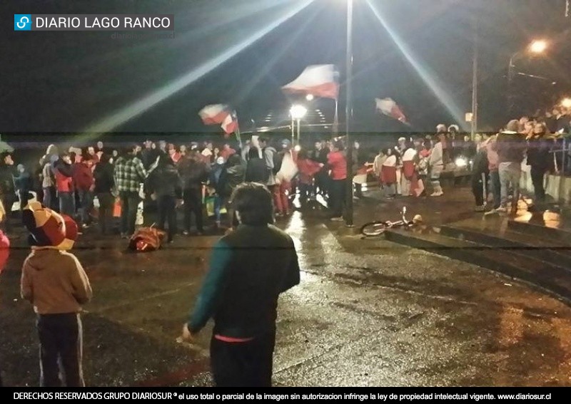 Era que no: Ranquinos celebraron el triunfo en la plaza El Mirador