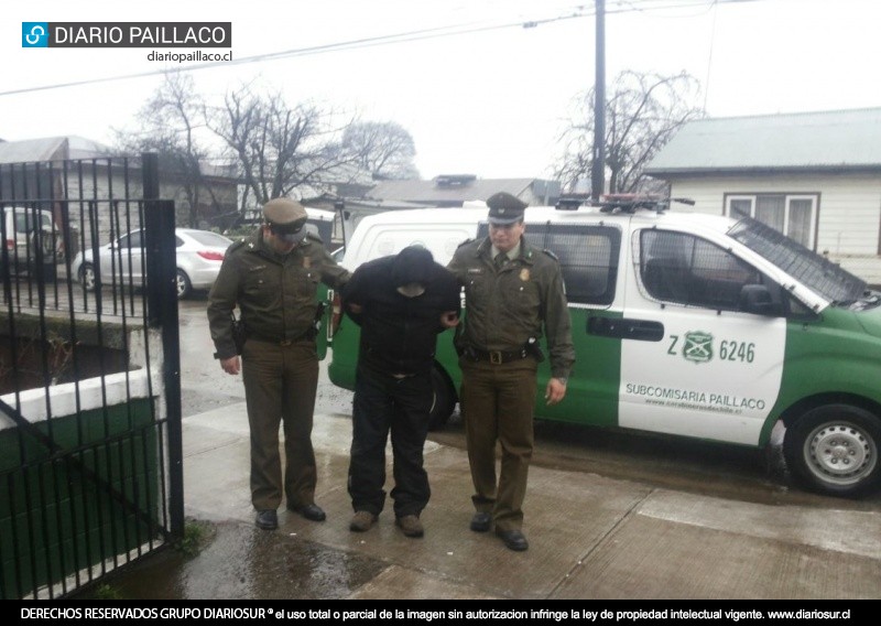 Familia intentó impedir detención de sujeto acusado de agresión con arma blanca