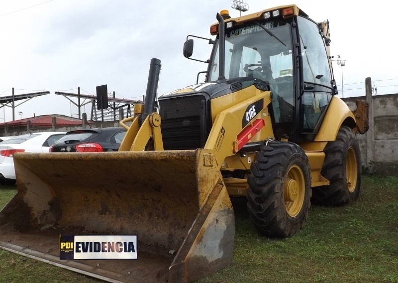 En el sector de Ñancul fue encontrada una retroexcavadora con la que habían estafado a empresa santiaguina