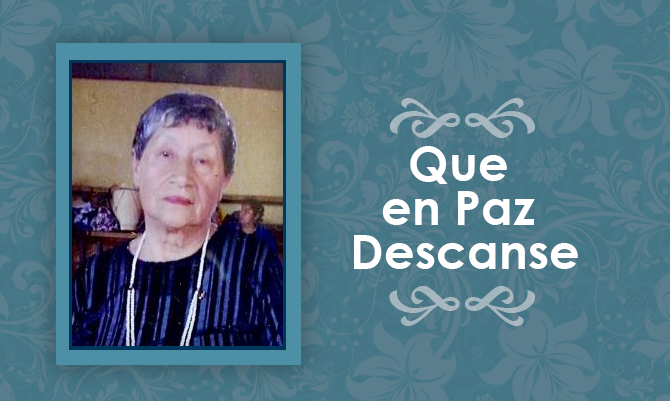 [Defunción] Falleció Edita Flor Santana Flández  Q.E.P.D