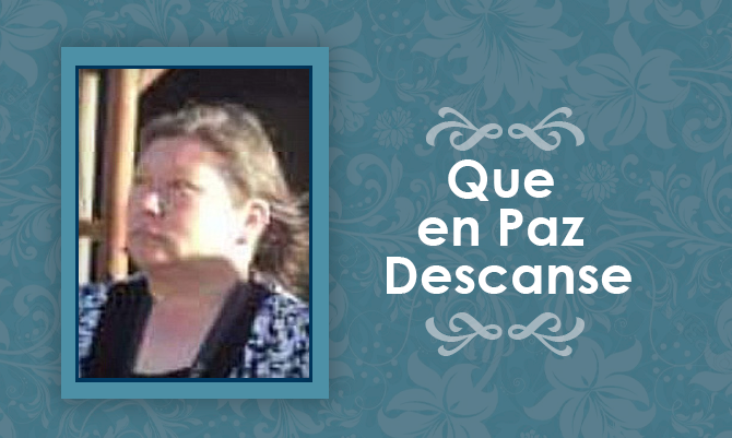 [Defunción] Falleció María Ximena Gajardo Álvarez Q.E.P.D