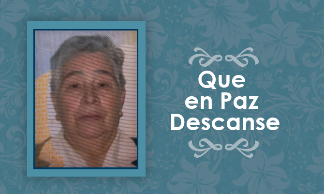 [Defunción] Falleció Edith Cadegán Carrillo Q.E.P.D