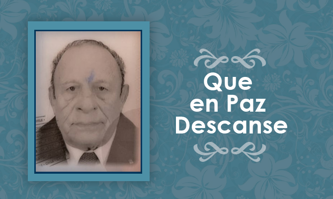 [Defunción] Falleció Carlos Edigardo Álvarez Carrillo Q.E.P.D