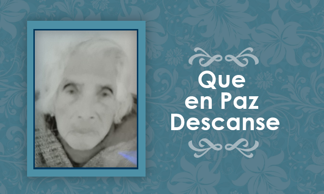 [Defunción] Falleció Elsa del Carmen Curimai Huiscai Q.E.P.D