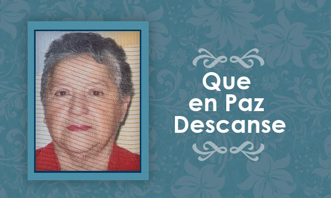 [Defunción] Falleció María Inés Laines Sandoval Q.E.P.D
