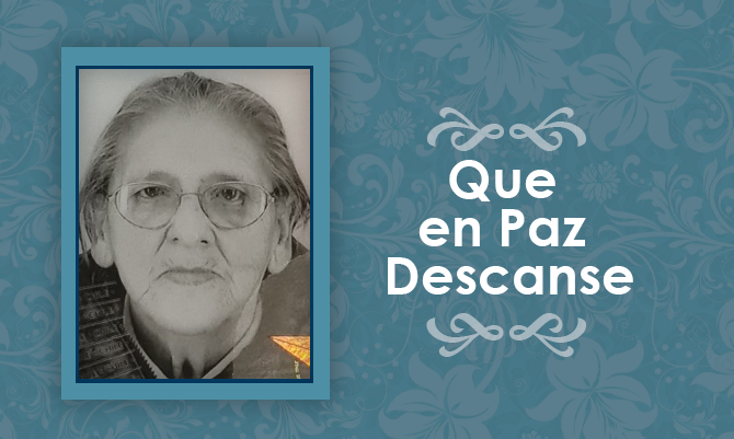 [Defunción] Falleció María Mercedes Salinas Schwarzenberg Q.E.P.D