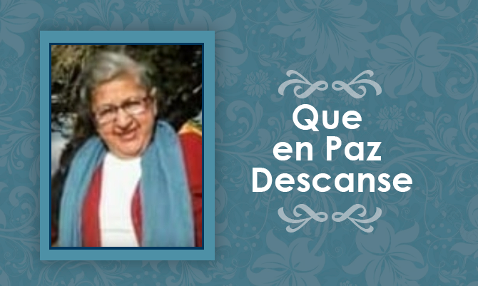 [Defunción] Falleció Ulnara del Carmen Gatica Cáceres Q.E.P.D